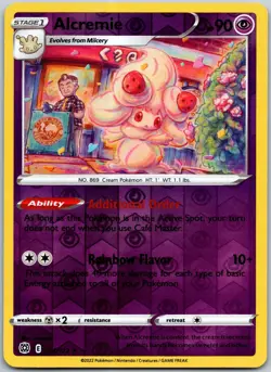 Alcremie 071/172 Reverse Holo Rare Brilliant Stars LP - Image 1