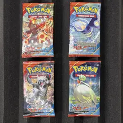 2015 Pokemon Primal Clash Booster Complete Art Set (4 Packs) Factory New Sealed - Image 2