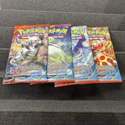 2015 Pokemon Primal Clash Booster Complete Art Set (4 Packs) Factory New Sealed - Image 3