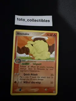 Pokemon TCG Ninetales Hidden Legends 22/101 Regular Rare LP-NM - Image 1