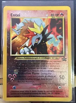 Pokemon TCG Entei 34/53 Wotc Promo Reverse Holo - Image 1