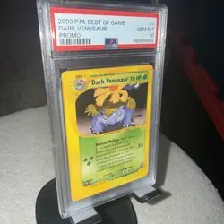 2003 Pokemon Dark Venusaur Best of Game promo #7 PSA 10 GEM MINT - Image 3
