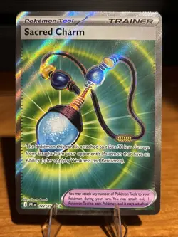 Pokemon Sacred Charm Full Art 122/094 PFL Phantasmal Flames - Image 1