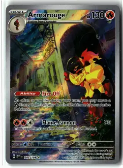 Armarouge ⭐ 203/198 Holo Illustration Rare Scarlet & Violet 2023 Pokemon NM - Image 1