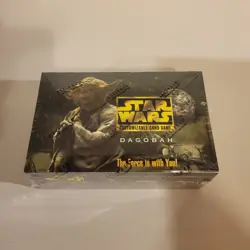 1997 DECIPHER STAR WARS COLLECTIBLE CARD GAME ENGLISH DAGOBAH SEALED BOOSTER BOX - Image 1
