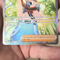 Pokemon Perrin 220/167 Illustration Rare Full Art Holo Twilight Masquerade - Image 3