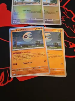 x2 Solrock 075/132 x2 Lunatone 074/132 - Mega Evolution - Pokemon TCG Playset NM - Image 3