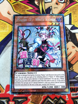 Maliss P White Rabbit ra05-en136 *VARIANT ART* (NEW) Starlight Rare Yu-Gi-Oh! - Image 1