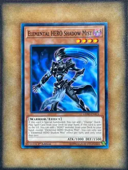 Yugioh Elemental HERO Shadow Mist LEHD-ENA15 Common 1st Ed NM - Image 1