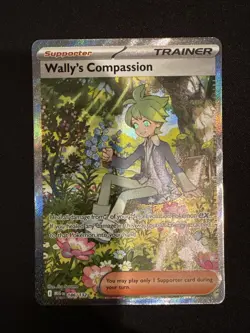 Pokemon TCG Mega Evolution Wally's Compassion Trainer Card 186/132 NM Pack Fresh - Image 1