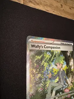 Pokemon TCG Mega Evolution Wally's Compassion Trainer Card 186/132 NM Pack Fresh - Image 2