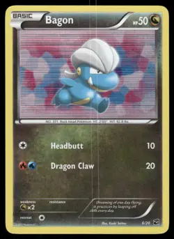 Pokemon Cards Bagon 6/20 Dragon Vault Holo Rare LP - Image 1
