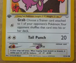 Aipom 41/64 1st Edition Common Non-Holo Neo Revelation Pokemon Card LP - Image 3