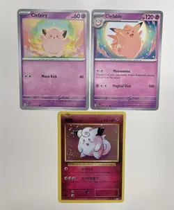 Clefairy 63/100 CP6 Holo Rare Korean 40 HP Fairy Pokemon Card TCG - Image 1