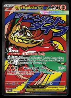 Mega Hawlucha ex 268/217 Holo Ascended Heroes Pokemon Card - Image 1