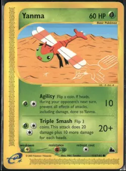 Yanma 116/144 Skyridge Pokemon English Card (MP) - Image 1