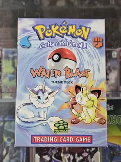 Pokemon COMPLETE Jungle Water Blast + Power Theme Deck Cards are SEALED Lot 2 - Image 1