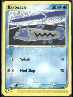 Barboach 51/97 EX Dragon Pokemon English Card (MP) - Image 1