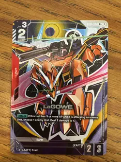 Gundam Card Game LaGOWE Alternate Alt Art GD01-050 R+ Pack Fresh Fast Shipping - Image 1