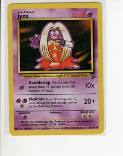 JYNX BASE 2 SET POKEMON CARD 45/130 LP - Image 1