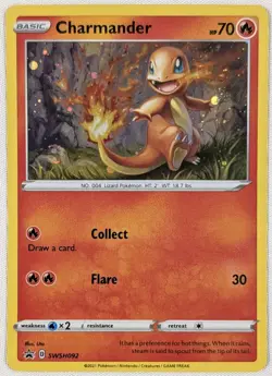 Charmander - Promo SWSH: Sword & Shield Promo Cards SWSH092 - Image 1