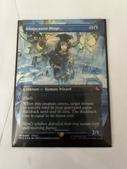 Snapcaster Mage (Borderless) (Chocobo Track Foil) Commander: Final Fantasy Foil - Image 1