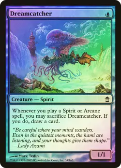 MTG FOIL Dreamcatcher - Saviors of Kamigawa #034 - Image 1