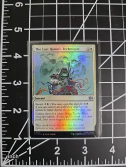The Last Ronin's Technique TMT 0012 MTG Ninja Turtles NM/M - Image 1