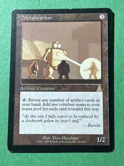 **Metalworker** ~Urza's Destiny~ MTG: Magic the Gathering, Light Play (LP) - Image 1