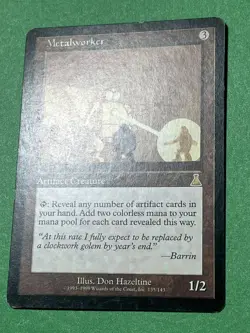 **Metalworker** ~Urza's Destiny~ MTG: Magic the Gathering, Light Play (LP) - Image 3