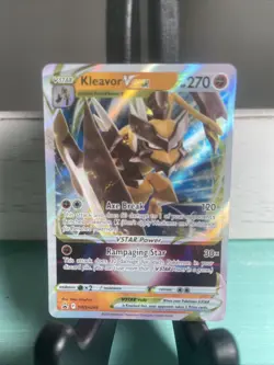 Kleavor VSTAR SWSH249 Black Star Promo Ultra Rare Holo Pokemon TCG Card - Image 1