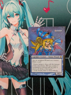 MTG Magic the gathering Altered Painted Alter Azami Lady of Scrolls - Image 1