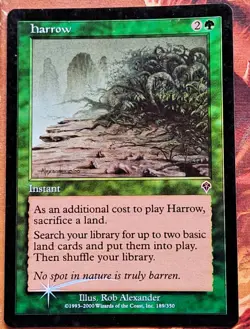 Mtg Invasion Foil Harrow - Image 1