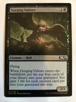 MTG Core Set 2020 Gorging Vulture Foil 102/280 NM - Image 1