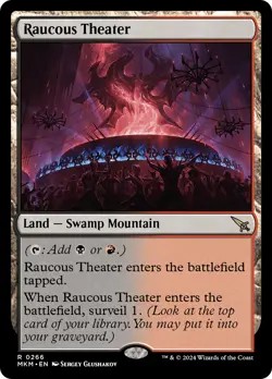 MTG Raucous Theater [Murders at Karlov Manor] Near Mint Magic - Image 1