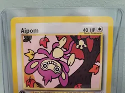 Pokemon TCG Aipom 41/64 Neo Revelation First Edition MINT - Image 3