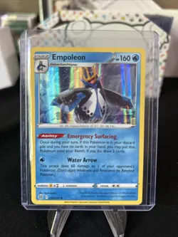 Pokemon TCG Empoleon Sword & Shield: Brilliant Stars 037/172 Holo - Pack Fresh - Image 1
