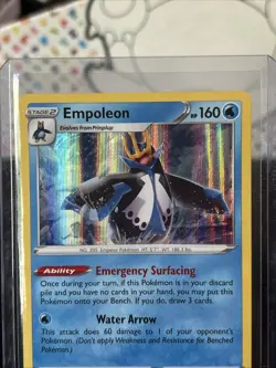 Pokemon TCG Empoleon Sword & Shield: Brilliant Stars 037/172 Holo - Pack Fresh - Image 2