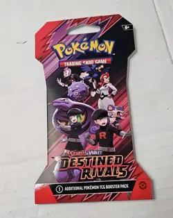 Pokemon DESTINED RIVALS Sleeved Booster Pack Art Set Bundle Lot of 7 - Sealed - Image 3