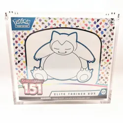 Pokemon Elite Trainer Box Premium Magnetic Acrylic Display Case X4 - Image 1