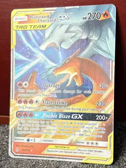 Pokemon Sm- Unbroken Bonds {{ Reshiram & Charizard GX }} 20/214~Ultra Rare~L@@K - Image 2