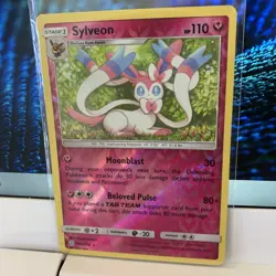 Sylveon Rare Reverse Holo SM - Cosmic Eclipse 155/236 LP Pokemon TCG - Image 1