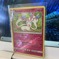 Sylveon Rare Reverse Holo SM - Cosmic Eclipse 155/236 LP Pokemon TCG - Image 2