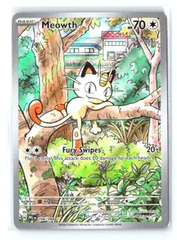 POKEMON MEOWTH 106 PHANTASMAL FLAMES NM/M - Image 1