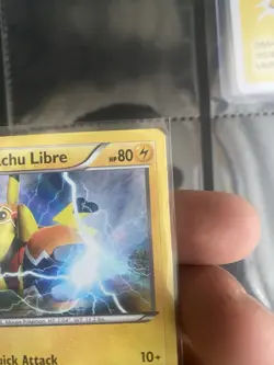 Pokemon Pikachu Libre 30/30 XY Trainer Kit & Suicune Holo pikachu stamped - Image 5