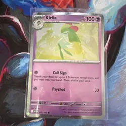 Kirlia (Cosmos Holo) 059/132 (NM) - Mega Evolution Promo - Pokemon TCG - Image 3