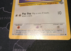 Pokemon TCG Meowth 56/64 Jungle Common (Gold Bordered Promo) - Image 5