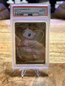 2023 Pokemon 151 Ultra-Premium Collection #205 Metal Mew EX PSA 10 - Image 2