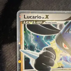 Pokemon TCG Lucario LV.X Promo Holo DP12 Pokemon Promos Promo Holo Rare (2007) - Image 2