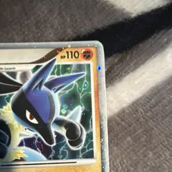 Pokemon TCG Lucario LV.X Promo Holo DP12 Pokemon Promos Promo Holo Rare (2007) - Image 3